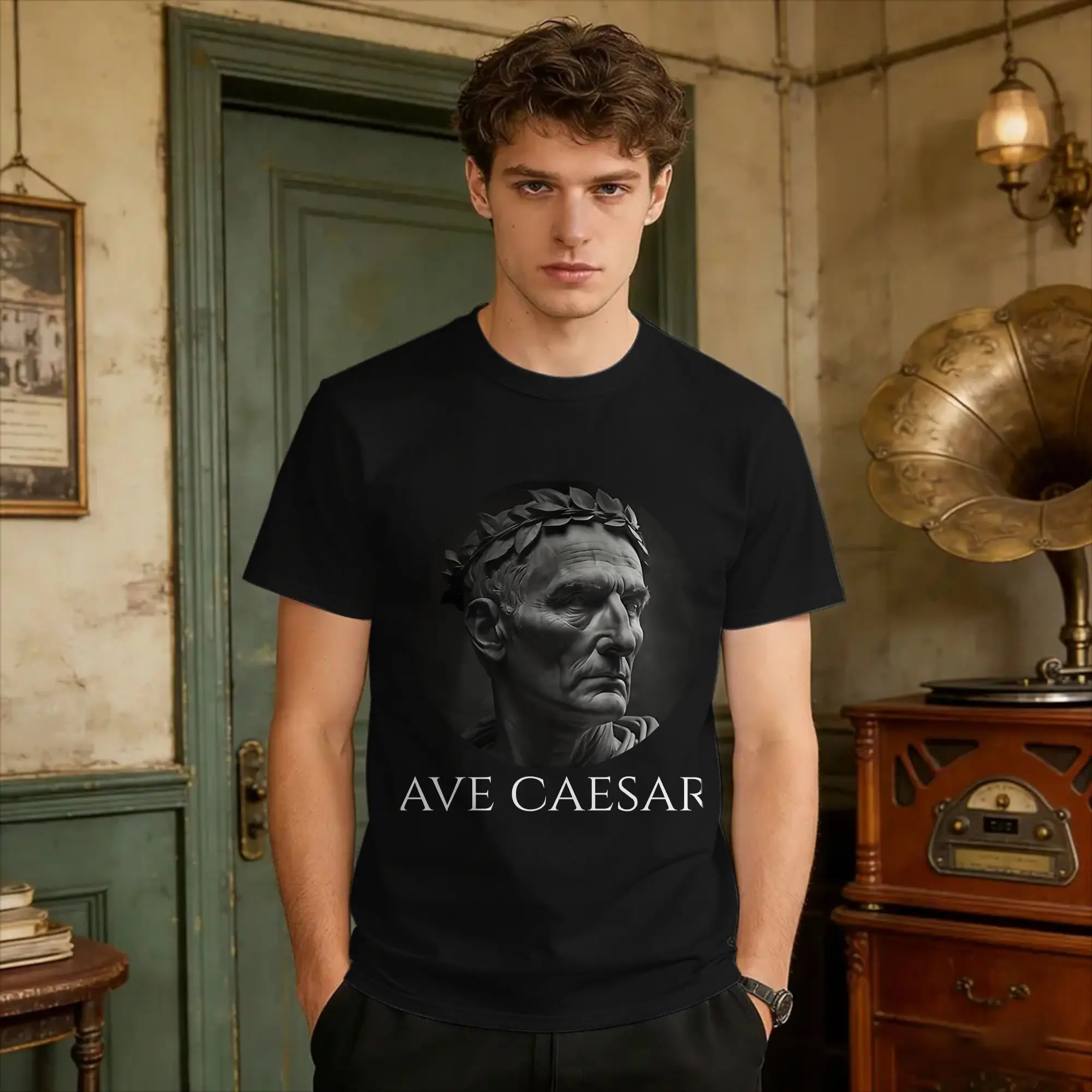 Ave Caesar Ancient Roman History Cotton T-Shirt For Man Summer  Y2K Casual T-Shirts Fashion Tee Shirt Plus Size Hot Sale Tops