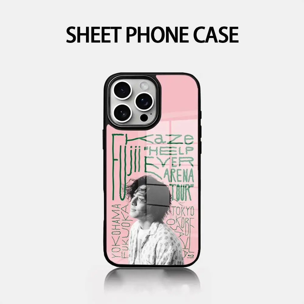 

F-Fujii K-Kaze Phone Case Glass Cover Phone Case For Iphone 16 15 14 12 11 13 Pro Max Mini Puls Attraction CASE