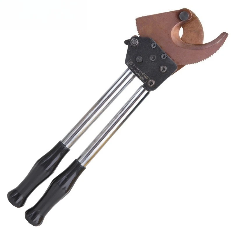 

Ratchet Cable Scissors J40/52/75/95 Manual Gear Steel Strand Cut Wire Clamp Copper Aluminum Cable