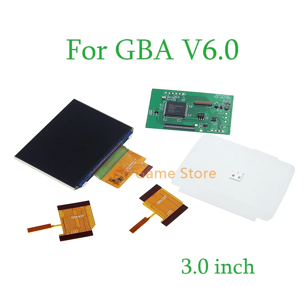 

1 комплект 3,0-дюймового ЖК-дисплея с высокой подсветкой IPS, комплект модификации яркости экрана для игровой консоли GameBoy Advance GBA V6.0