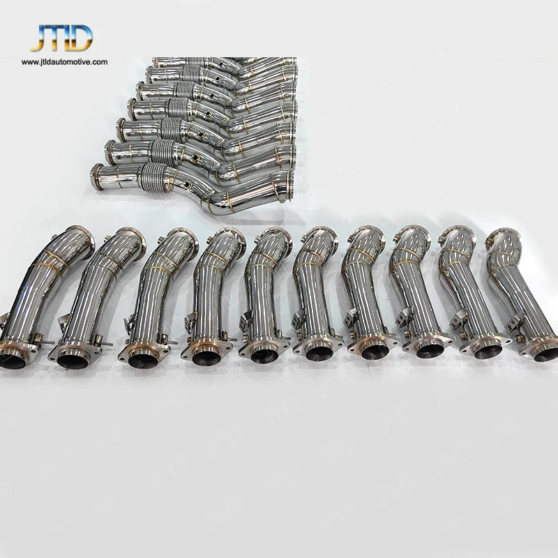 مصنع تخزين الفولاذ المقاوم للصدأ الأنابيب المستقيمة Exh-aust النازل دون حرارة لسيارات BMW G80 M3 G82 M4 #5