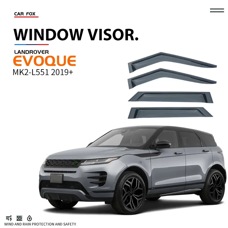 

For Land Rover Range Rover Evoque Standard Axis L551 2019+ Window Visor Vent Shades Ventvisor Wind Deflectors Visors Guard Visor