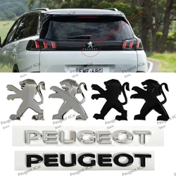 Per Peugeot car posteriore tronco badge lettere emblemi per 4008 5008 RCZ 206 107 207 307 301 108 408 4007 HX1 SR1 EXALT 607 SXC Urban