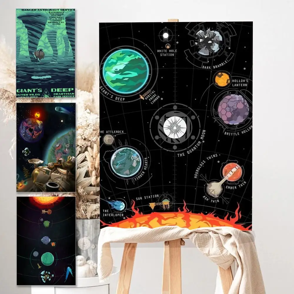 ملصق HD أنيمي موضوع ساخن المغني/OST/فيلم مقاوم للماء الذاتي عصا ديكور المنزل أنيمي الخارجي البرال لعبة الفيلم