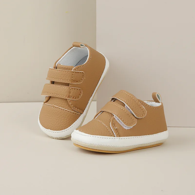 Mannelijke Baby Wandelschoenen Lente En Herfst Nieuwe Enkele Schoenen Magische Zachte Bodem Antislip Vrouwelijke Baby Indoor Babyschoenen