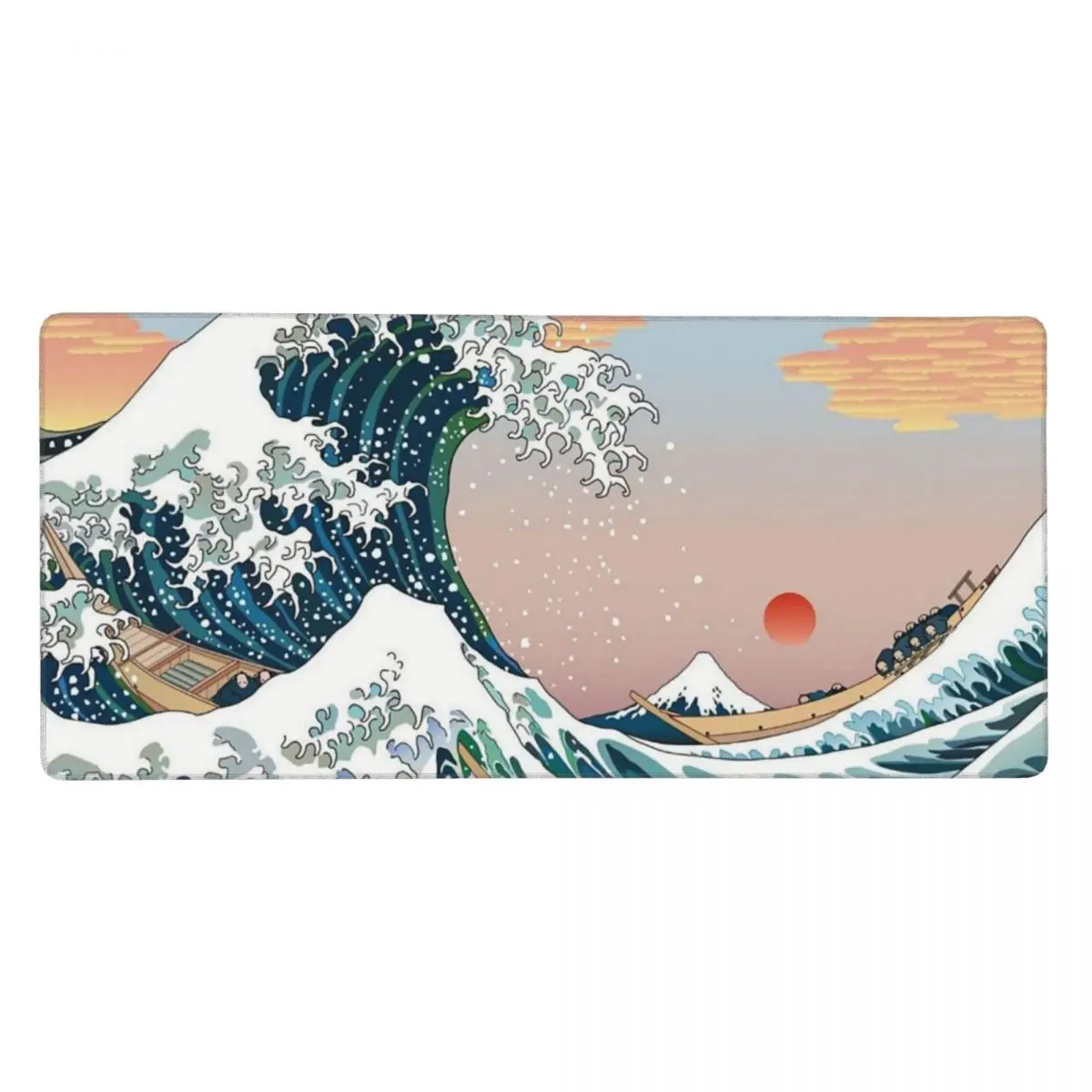 

Japan The Great Wave Of Kanagawa Art Large Mouse Pad Computer Keyboard Mouse Mat Laptop Desk Mat Office Accessories Table Mats