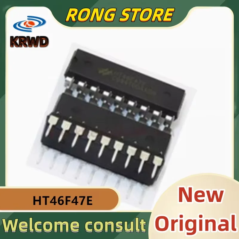 

10PCS HT46F47E New and Original Chip IC HT46F47 46F47 18DIP-SOP18