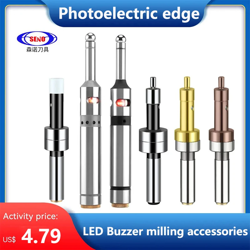 

Photoelectric edge Finder Centering Rod Machining Center Ceramic Electronic LED Buzzer Milling CNC Machine Tool Accessories SEF