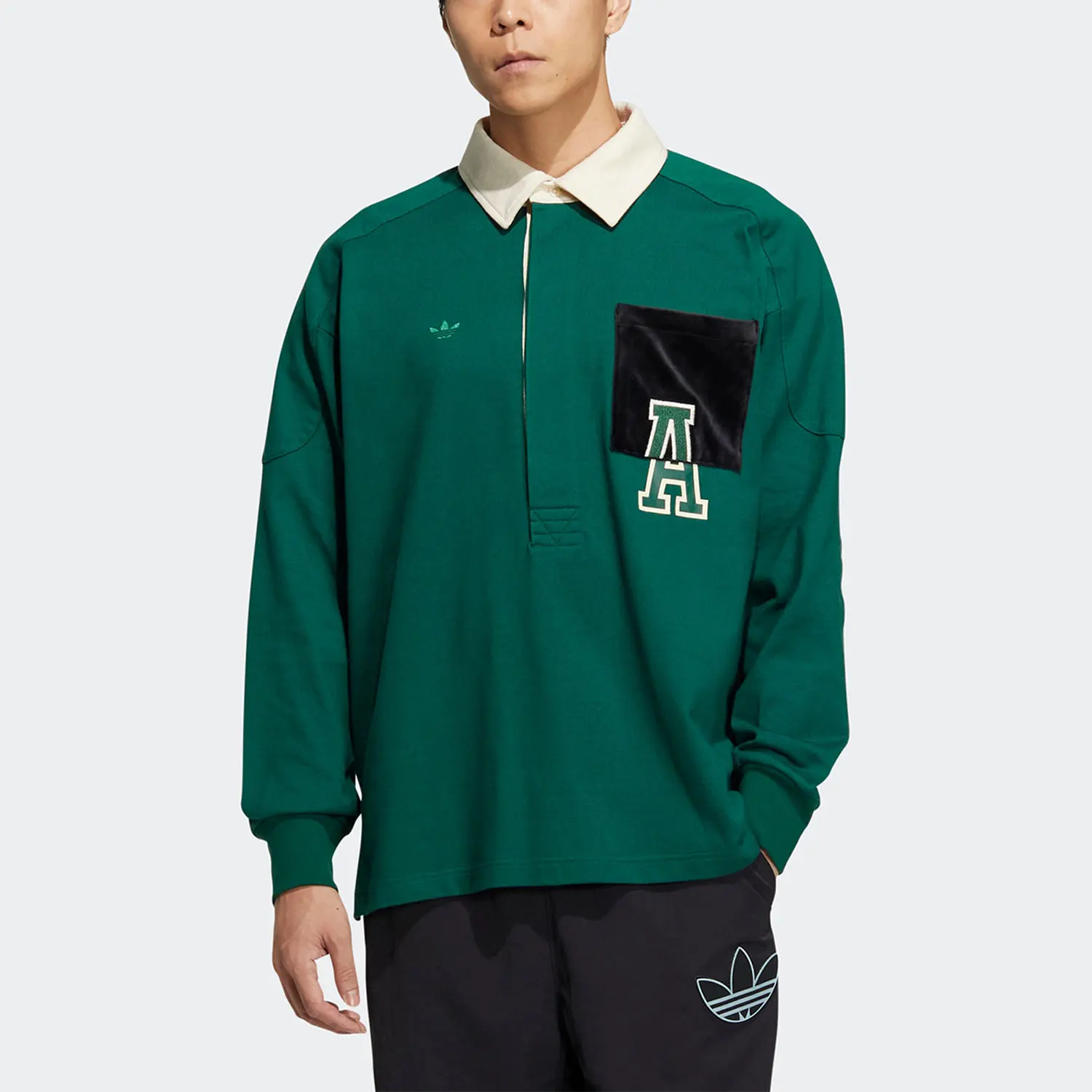 

Мужская спортивная рубашка-поло Adidas Originals Trefoil New Spring HY7236