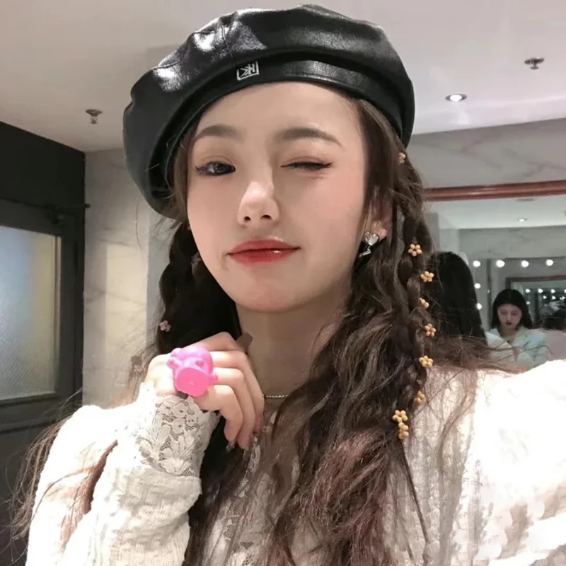 Flower Chain Hairpins Headwear for Women Invisible Streamline Insert Hairpins Korean Style Y2K Sweet CuteTassel Hair Accessories