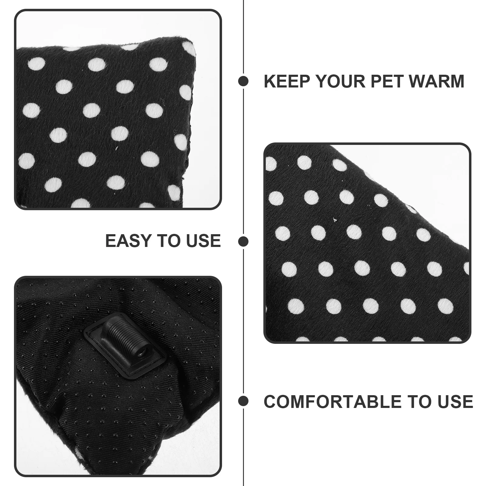 Dog Heating Pad Anti Scratching Electric Blanket Pet Cushion Heated Warmer Bed For Cats Dogs Aged Pets Pet Heated Blanket