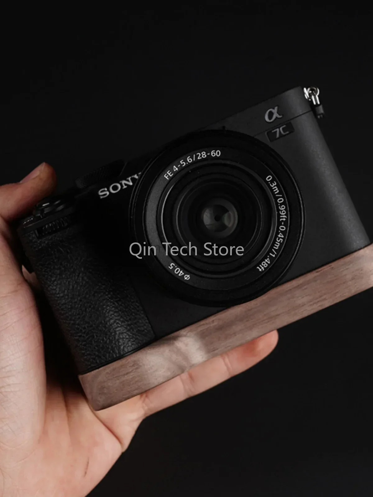 Быстросъемная деревянная рукоятка из черного дерева, опорная пластина камеры для Sony A7R2 A7S2 A7M2 Arca Swiss Clamp, крепление для штатива