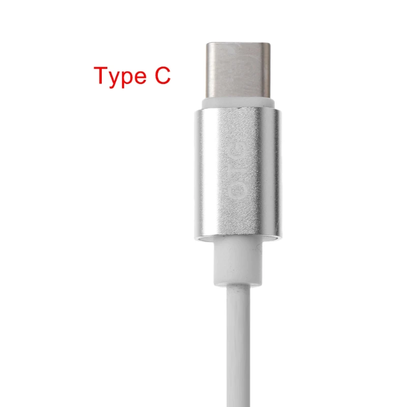 USB 3.1 Type C to Micro USB Male to Male OTG Cable Transmission Speed 480 Mbps