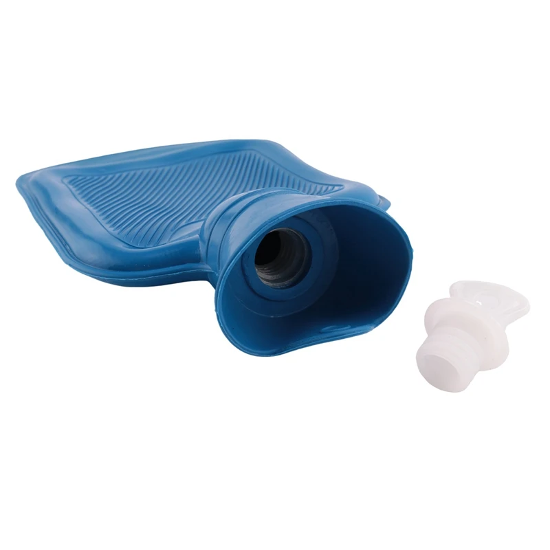Thick Hot Water Bag Rubber Winter Warm Hot Water Bag Hand Warmer Girls Pocket Hand Feet Warm Water Bottle, 2 Pack 500ML
