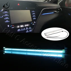 PMFC Ambient Light LED Center Console Or Storage BoxCar Interior Decorative Light Atmosphere Lamp For Toyota Camry 2018-2022