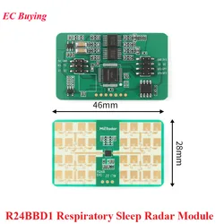 Sensor de Radar de sueño respiratorio R24BBD1, 24GHZ, Radar de onda milimétrica, monitoreo respiratorio del sueño, módulo de percepción Biosenston