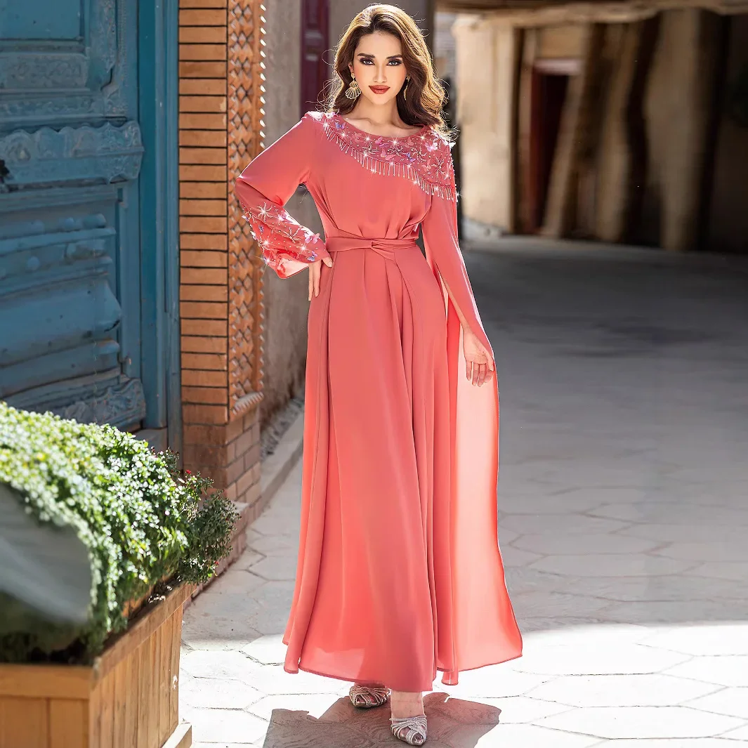 

Рамадан Ид Бабочка Абая Дамен Дубай Роскошные мусульманские платья для женщин Djellaba Femme Musulmane Kaftan Vestidos Islam Jalabiya