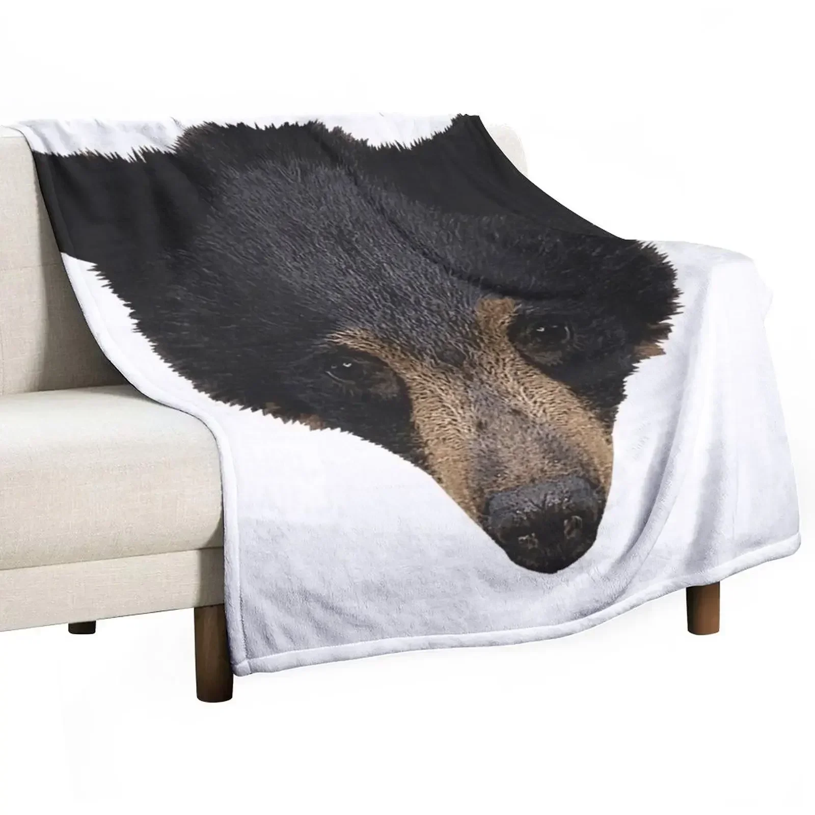 

Black bear baby, great bear designs, cute animal designs girls Throw Blanket Travel sofa bed Blankets