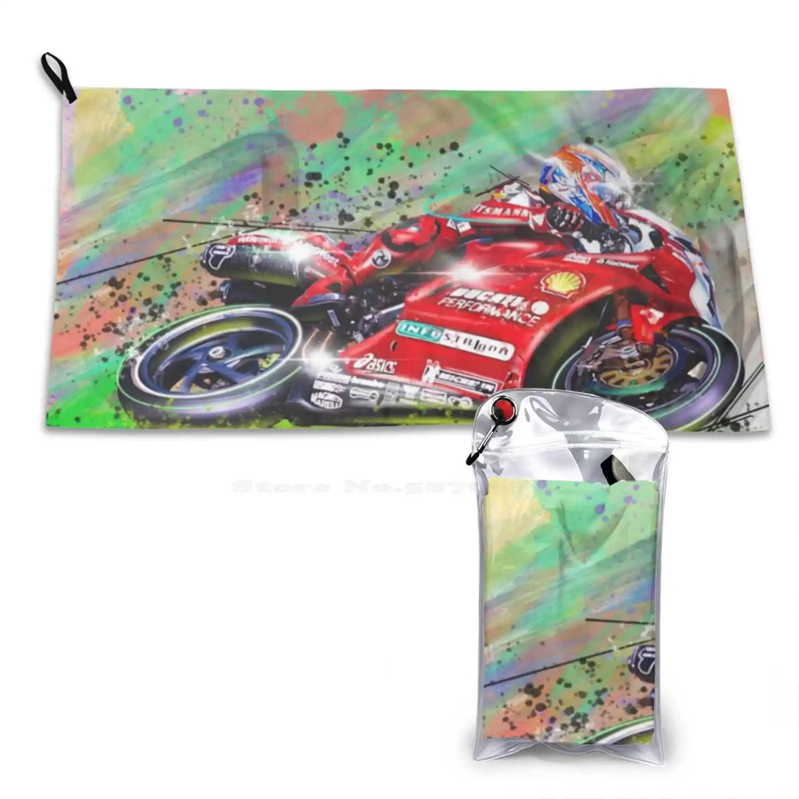 Wsbk World Superbike Graffiti Artwork Soft Towel Pattern Washcloth King Carl Wsbk Bsb Gp Graffiti Artwork Street Motorsport