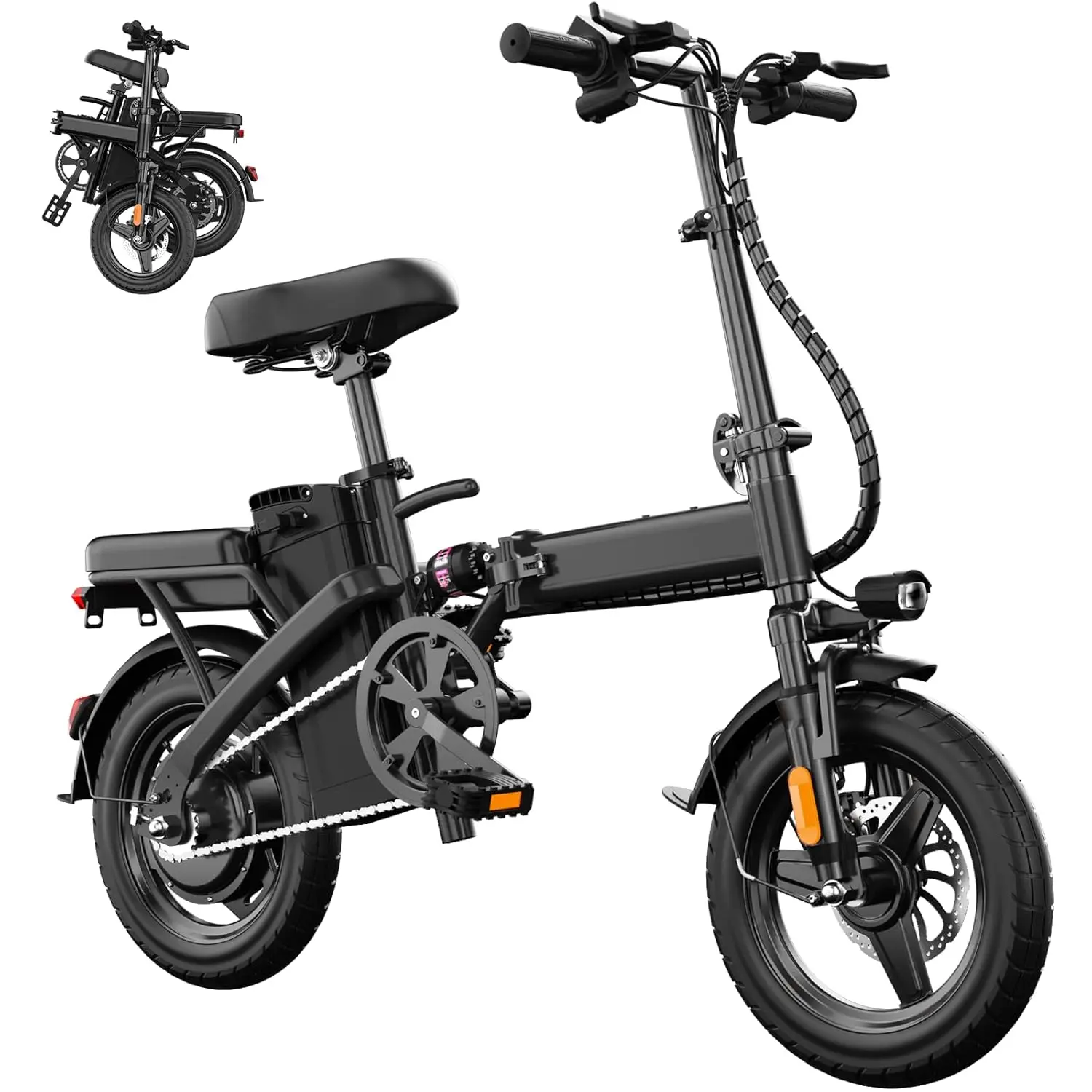 

Electric Bike for Adults and Teens with 500W/750W/1000W Peak Motor, 14"/20"/26" E Bike with 48V Removable Battery,, Customized