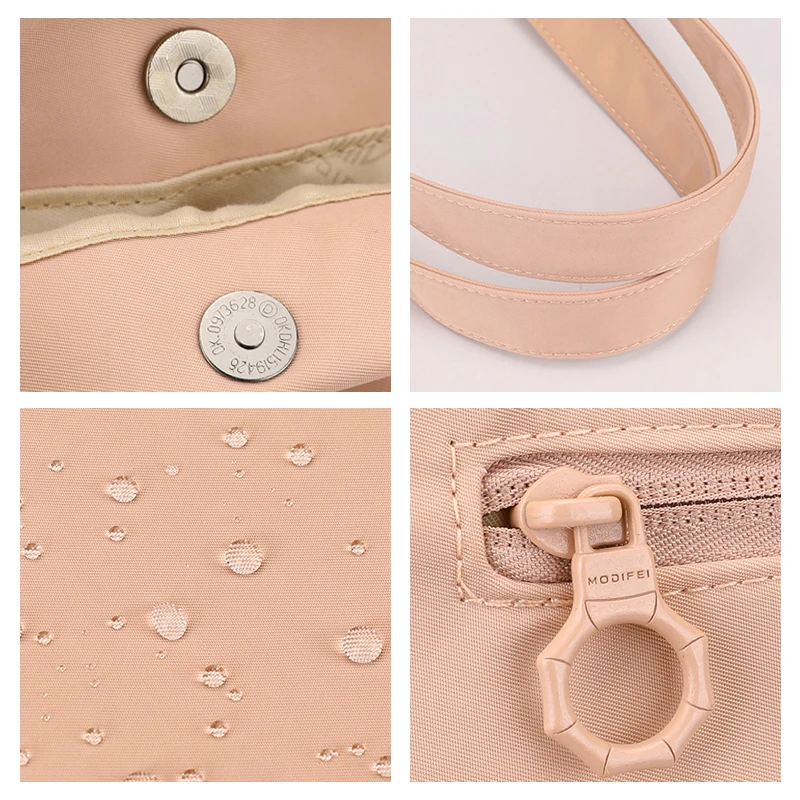 1X Women Nylon Tote Bags Handbag Ladies Travel Commute Messenger Shoulder Bag Women's Light Handbag Tote Bag Daily Use