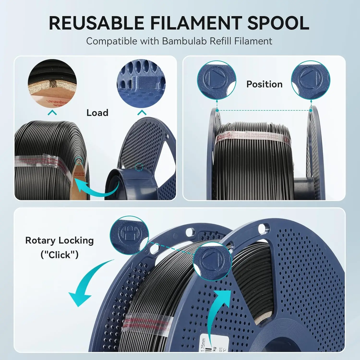 SUNLU PLA PETG PLA Plus Filamenty 10 Rolek Filament 3D 1KG/rolka 1.75mm 100% Proste Linie Filamentu Do Druku 3D Z EU US