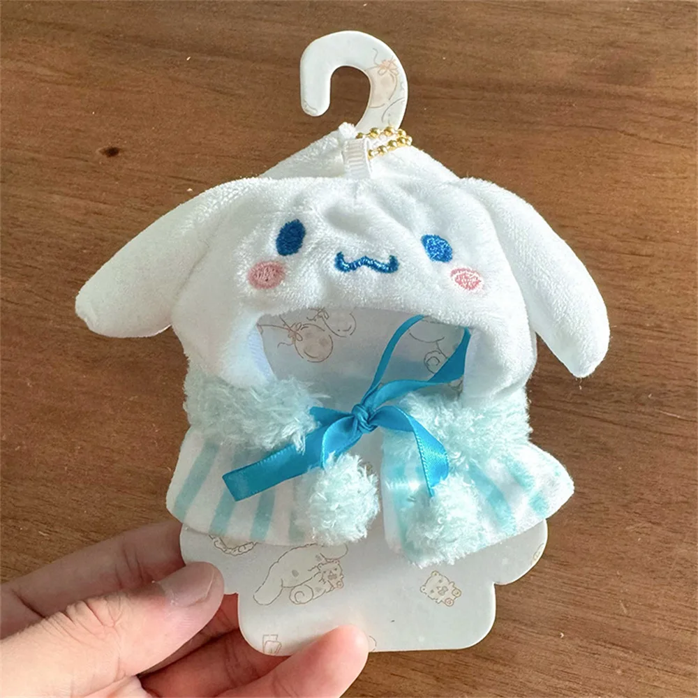 كيتي سينامورول كورومي بلدي ميلودي Pochacco Pompompurin هانتون الضفدع الملابس مجموعة مناسبة 8-10 سنتيمتر أفخم دمية لعبة