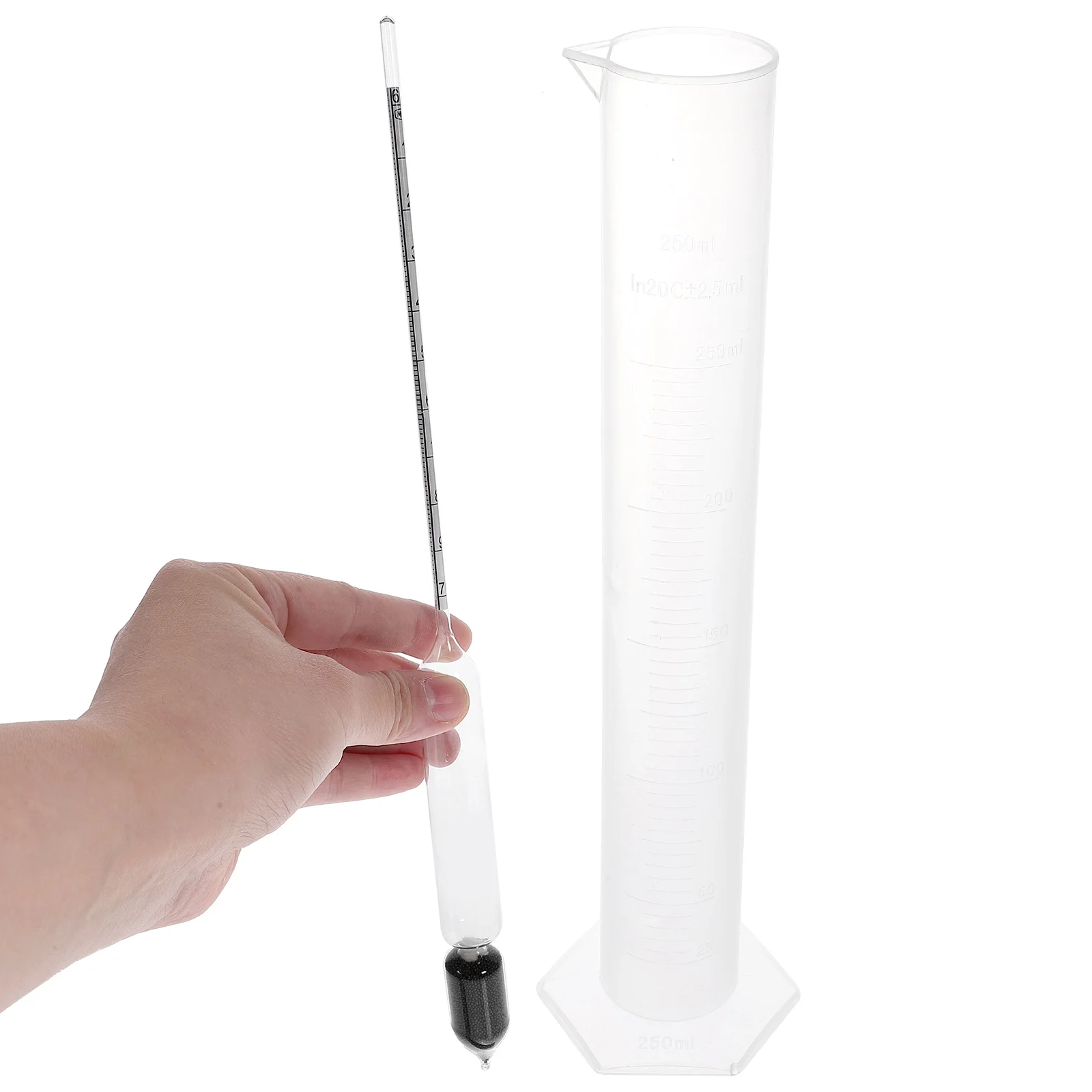 

1Set Maple Syrup Hydrometer Kit Precision Sugar Content Tester Smooth Surface Density Measuring Tool for Syrup Brewing Supplies