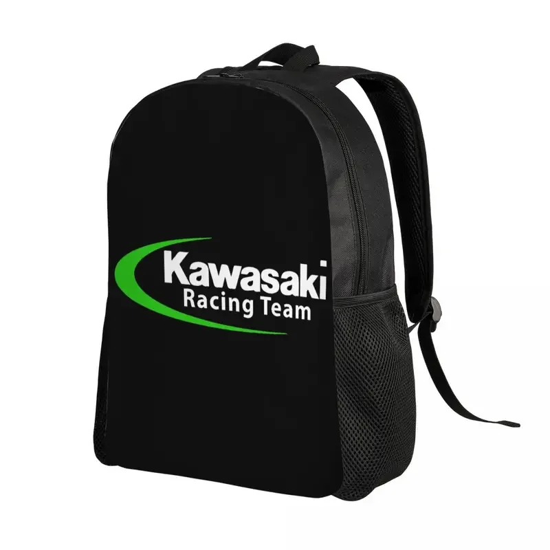 Custom Sport racing motorcycle Kawasaki backpack women men casual bookbag for school college bags