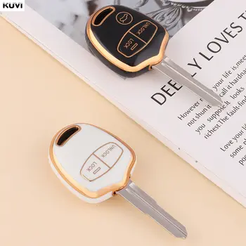 適用於三菱歐藍德、Colt、藍瑟、格蘭迪斯、帕傑羅運動版、ASX 的 2/3 鍵 TPU 汽車鑰匙套鑰匙圈保護殼配件 10 最佳銷售 三菱鑰匙圈套 - №3