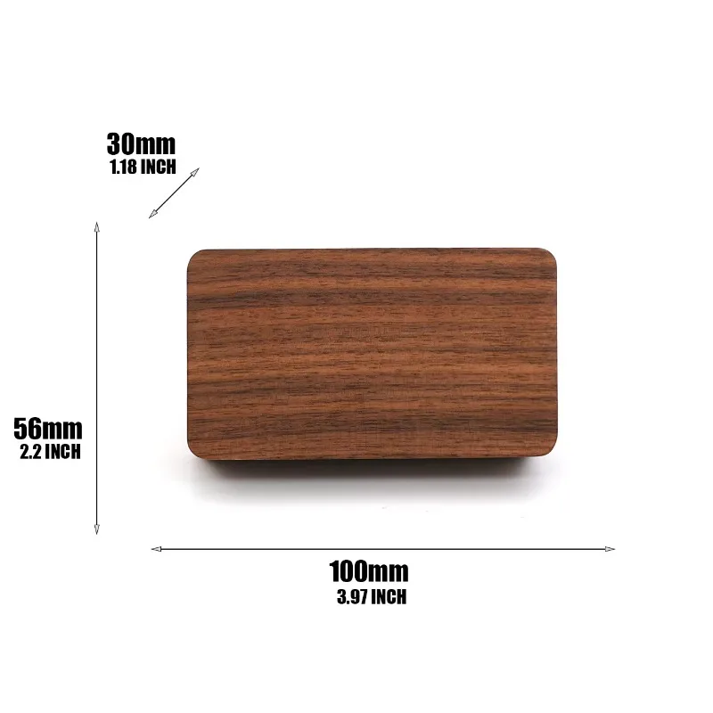 Free Custom Walnut Wooden Ring Necklace Box Personalized For Wedding Anniversary Gift Necklace Earring Ring Storage Jewelry Box - view 3
