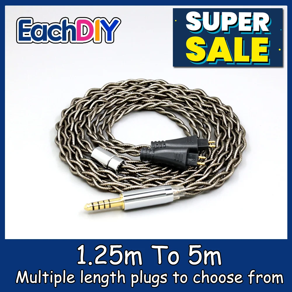 99% Pure Silver Palladium + Graphene Gold Earphone  Cable For FOSTEX TH900 TH1000RP TH1100RP TH-909 TR-X00 TH-600 MK2 LN008220
