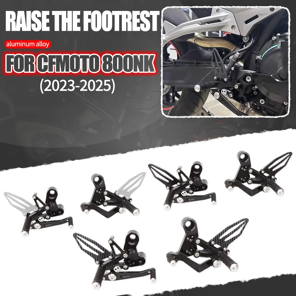 

2025 For 800NK NK800 NK 800 2023 2024 2025 Motorcycle Accessory CNC Footrests Rearset Rear Footpeg Foot Rests
