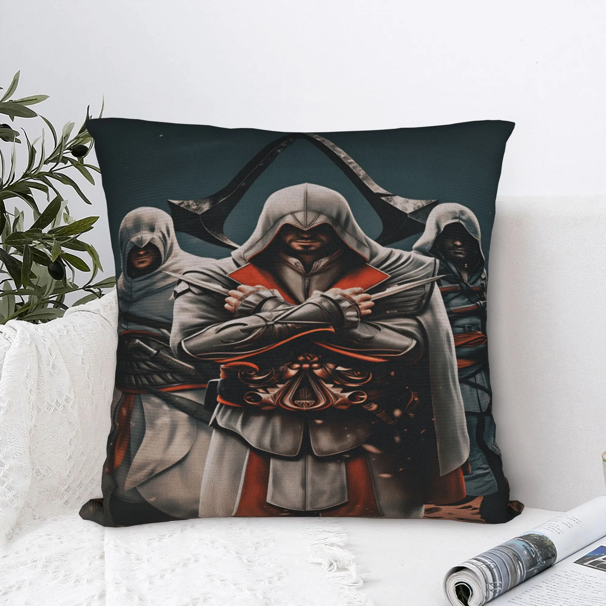 Game A-Assassins Creed Shadows Pillow Case  Comfy Pillow Cover For Wedding Party Home Decor Novelty Cushion Cover