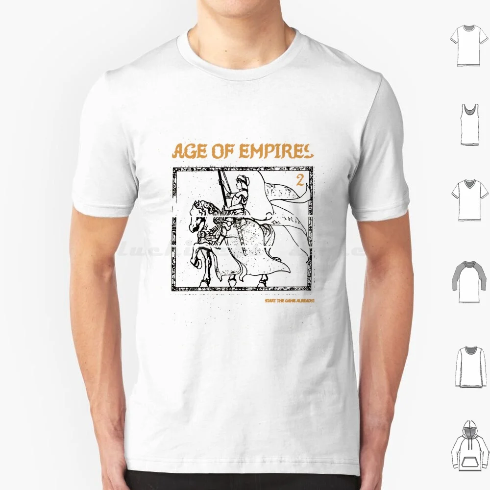 14 T Shirt 6Xl Cotton Cool Tee Oe Aoe2 Aoeii Aoe 2 Ages Of Empires Age Ampires Ages Of Empires 2 Age Of Empires Ii Start