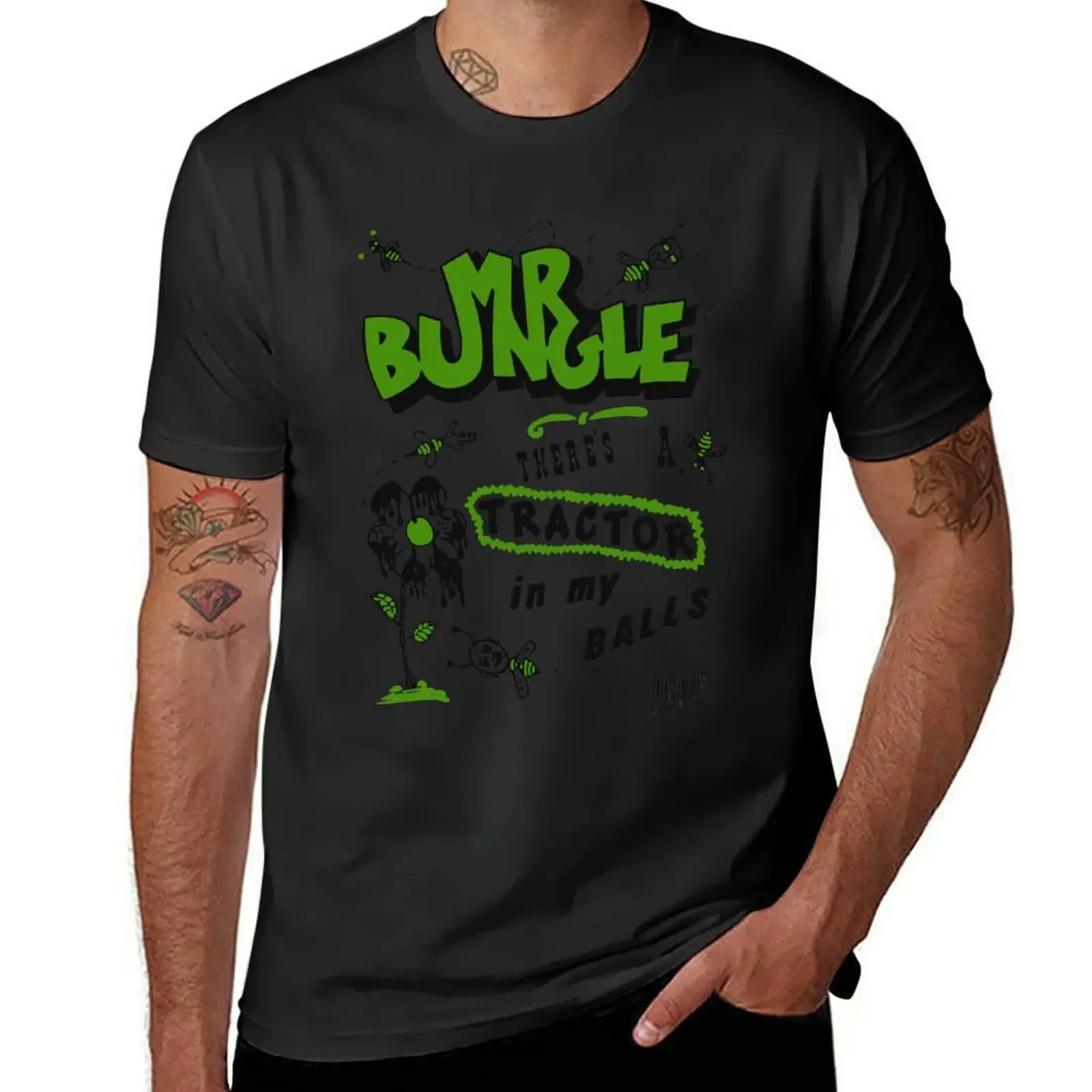 Men Women There'S A Tractor In My Balls Again Mr Bungle Rock Band Cute Graphic Gift T-Shirt plain blacks clothes for men