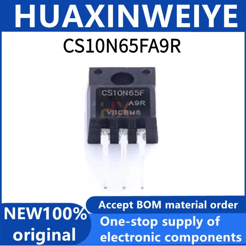 1/10/50pcs Original brand new stock CS10N65F CS10N65FA9R MOSFET 10A650V TO-220F