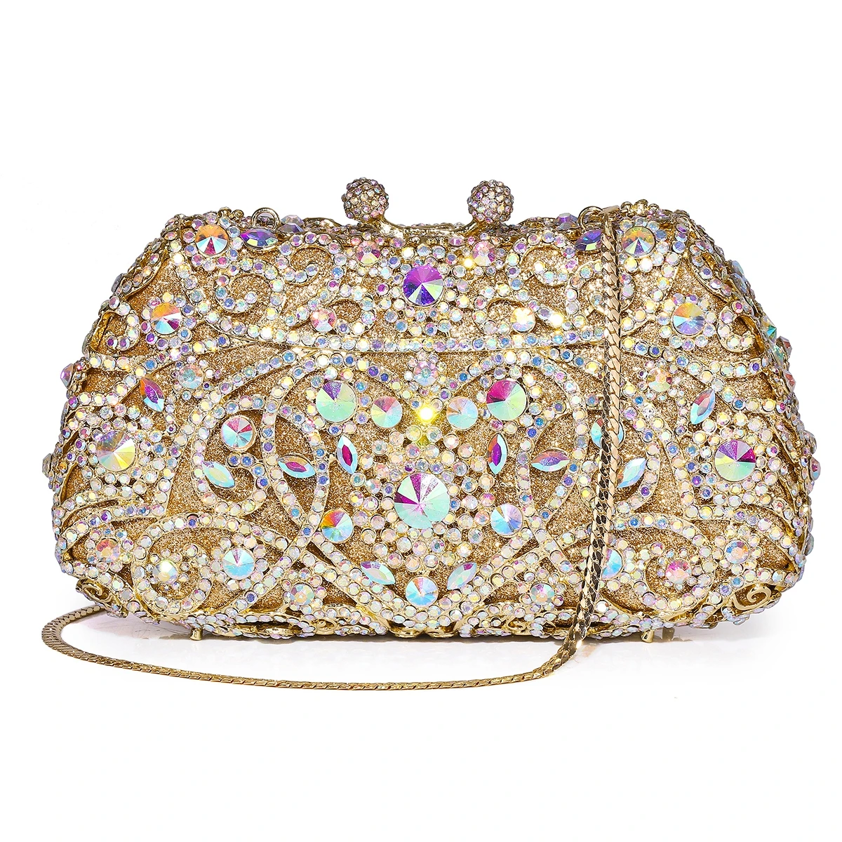 

Crystal Wedding Bridal Evening Clutch Purse Rhinestone Women's Dinner Party Purse Diamond Cocktail Handbags Luxury Bag
