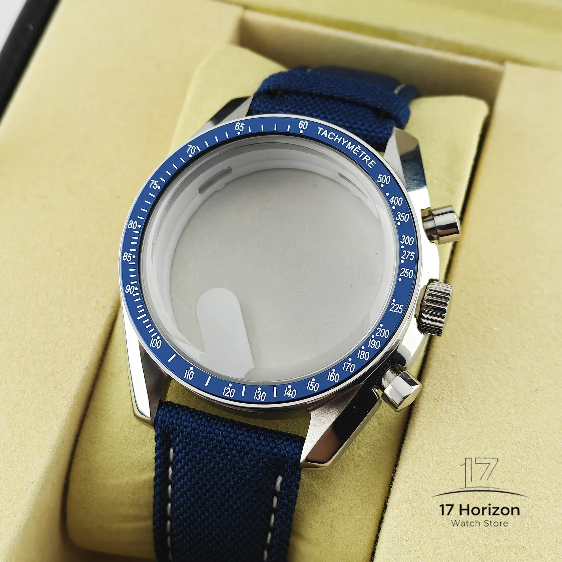 39MM Nylon Strap VK63 Cases Fit For Speed Master VK64 Cases VK63 Cases High Quality Stainless Steel Case Chronograph Parts
