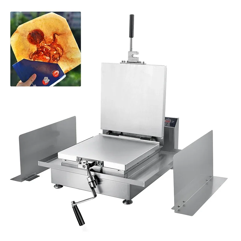 Commercial Fossil Cookie Makers, Thin Seafood Crackers, Fossil Cakes, Waffle Makers, Non-Stick Coating, Dried Fish Production