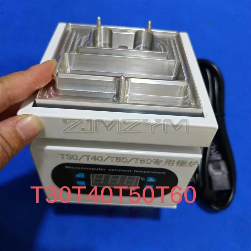 Forno di fusione della stagno Pentola per saldatura Forno di stagno speciale per interfaccia sostitutiva della batteria T30 T40 T50 T60, Si prega di scegliere 63% barra di stagno