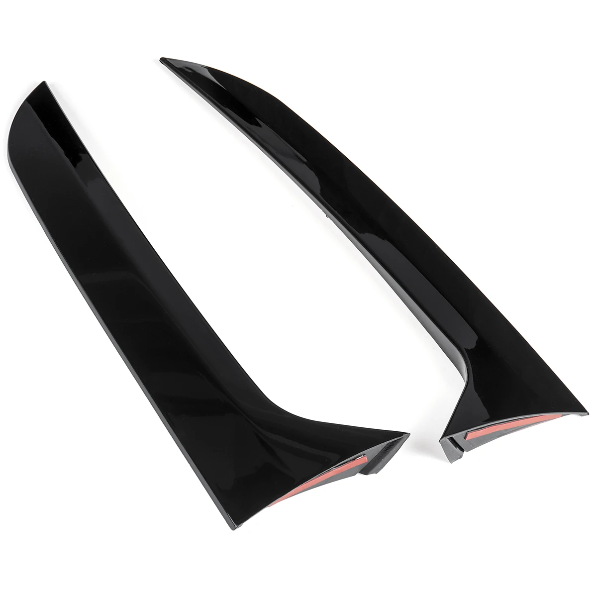 For Volkswagen For VW Tiguan MK1 Glossy Black Car Rear Window Side Spoiler Canard Splitter Trim Spoilers Replacement 2007-2016 view 3
