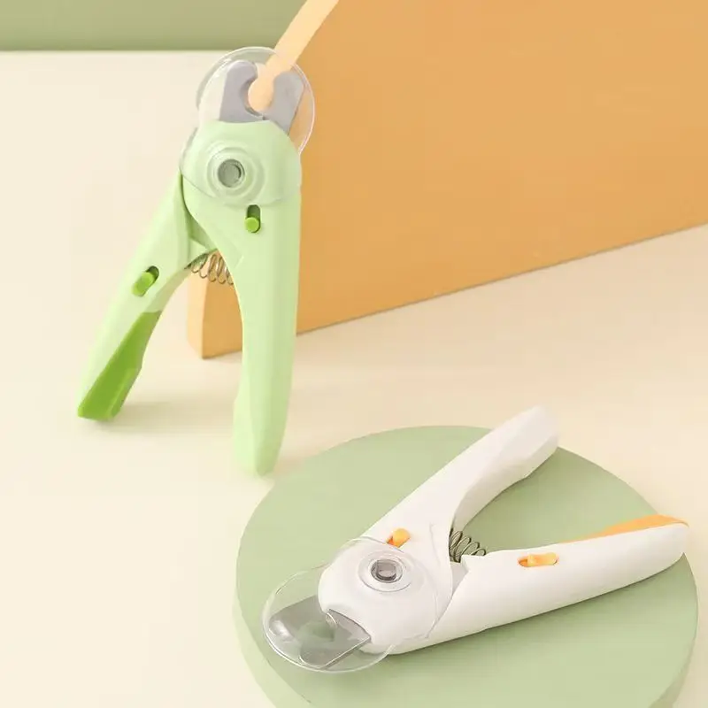 Cat Nail Clipper Round Hole with Light for Quick Bloodline View Pet Nail Cutter for Beginner Cat Dog Nail Trimming Tool  Pets