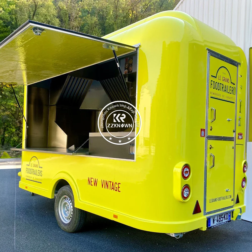 

Concession Food Truck Snack Pizza Cart Ice Cream Hot Dog Kiosk Custom Kitchen Equipments Fast Food Vending Trailer