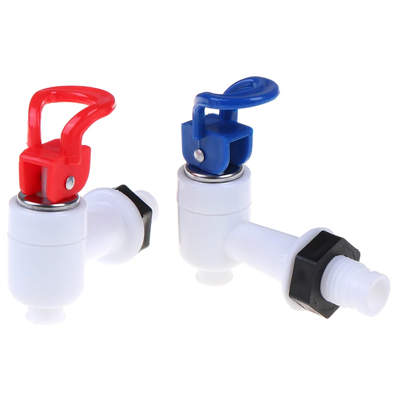 2pcs Universal Push Type Plastic Water Dispenser Faucet Tap Replacement Parts