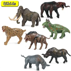 Simulazione per bambini modello di giocattolo di animali selvatici creature antiche mammut animali in PVC Action Figures giocattoli regalo di natale per bambini