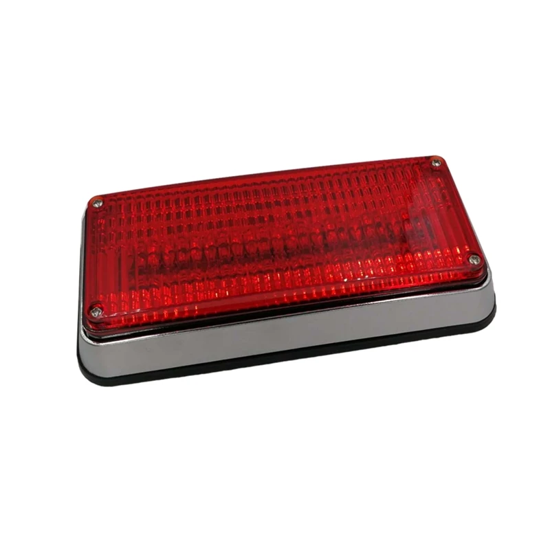 1x 10-30v 7x3 Inch led Warning Strobe flash Red lights   ambulance pumper engines lamps police patrol Warning light 198x90x38mm