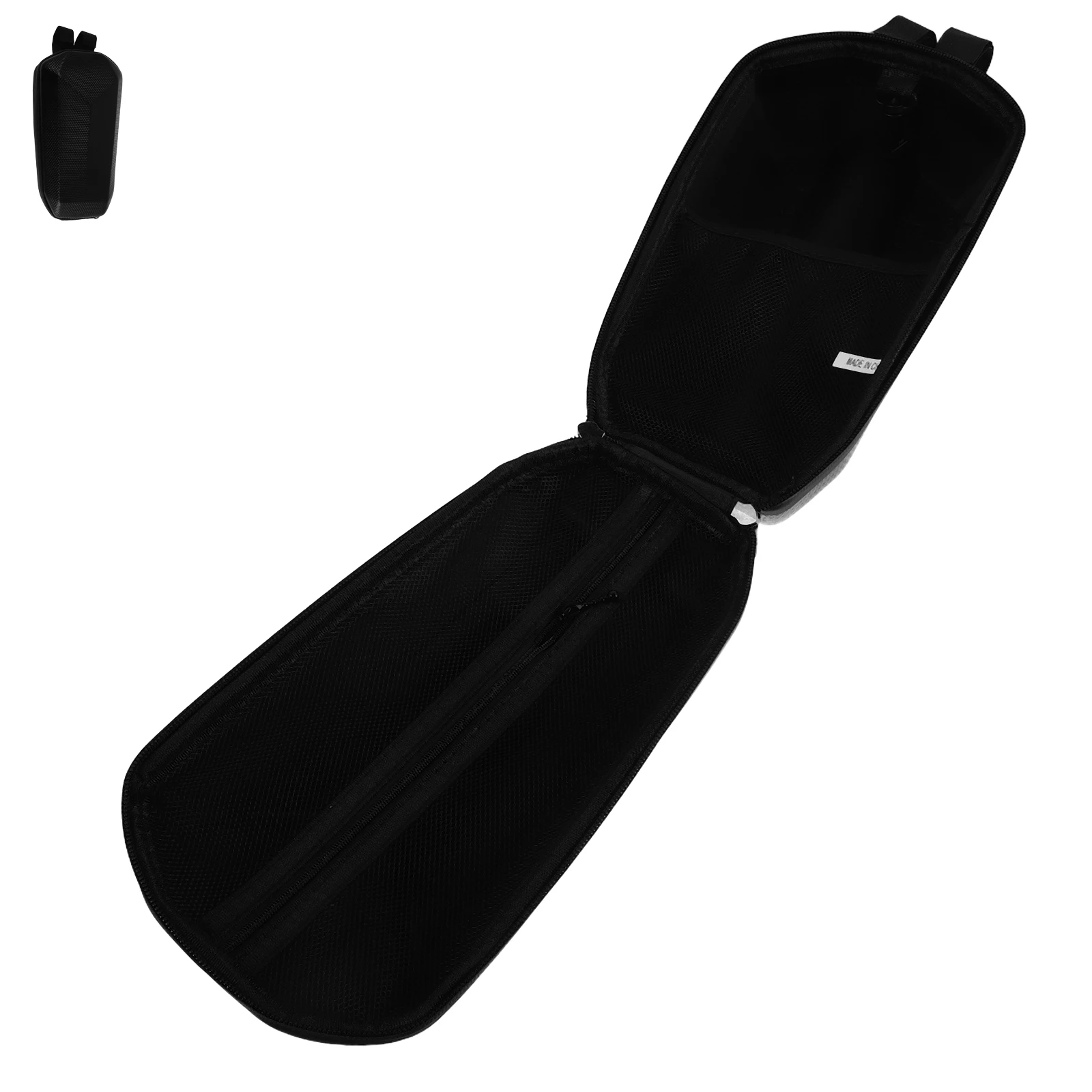 

1pc Electric Scooter Handlebar Bag Hard Shell Eva Waterproof Spacious For Folding Bikes Motorcycle Storage Pouch Front Riding
