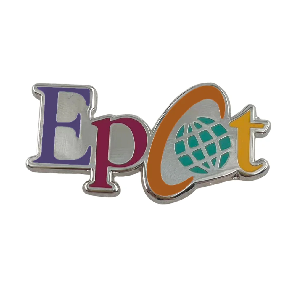 Epcot-Themenpark-Abzeichen, Future World-Brosche, Cartoon-Anstecknadel mit englischen Buchstaben, hochwertige Anstecknadel für Rucksäcke, kleines Accessoire, ideales Geschenk. – Detail 1