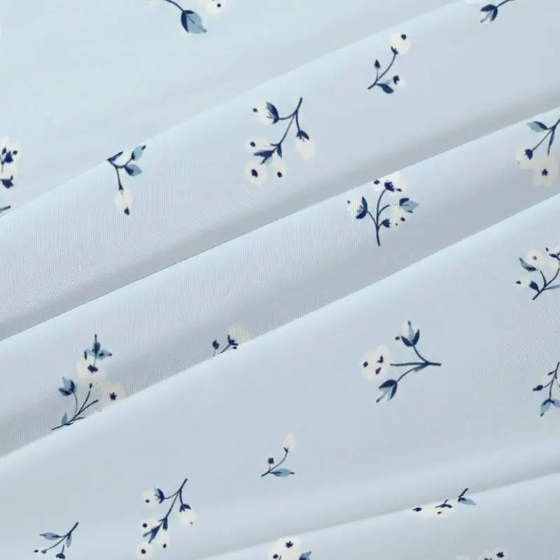 3Pcs Floralditsy Fitted Sheet Three Piece Set (1*Fitted Sheet + 2*Pillowcases, Coreless), Bedding Set.